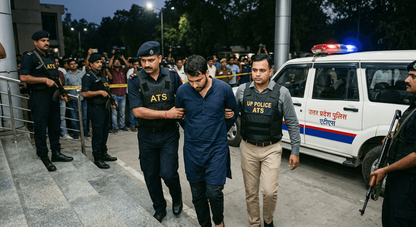 आईएसआईएस मॉड्यूल केस में यूपी एटीएस की बड़ी कार्रवाई, आरोपी गिरफ्तार